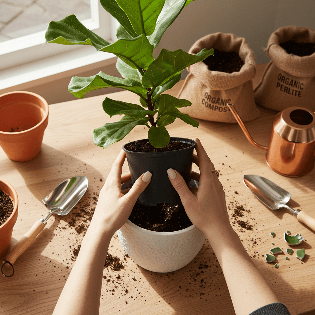 holding bamboo garden accessory